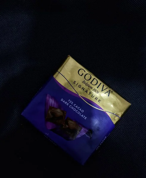 Turcja Lipcu 2022 Godiva Signature Chocolate Lub Kakao Ciemnej Czekolady — Zdjęcie stockowe