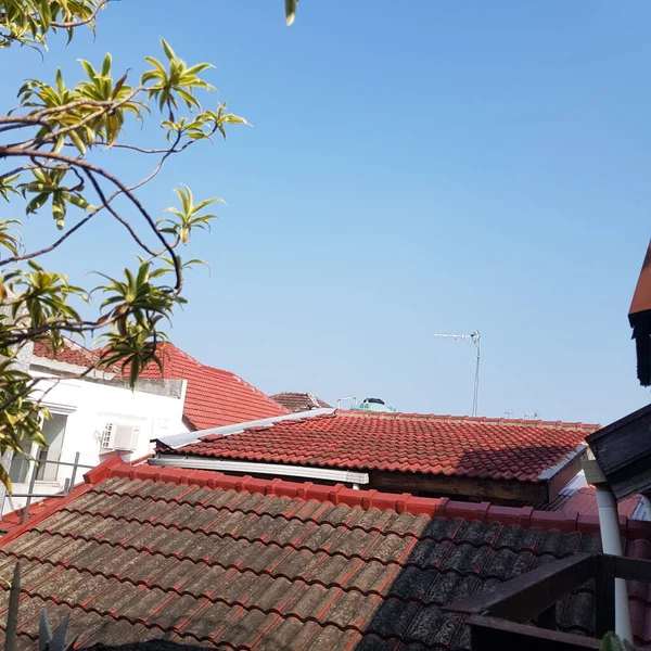 View Rooftop Neighborhood — Fotografia de Stock