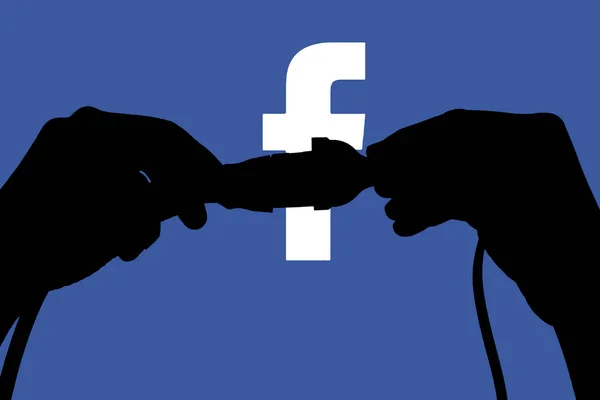 Interrupción global de Facebook Fotos De Stock