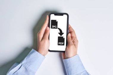 Jpg 'den Pdf' e cep telefonundan dönüştürülüyor
