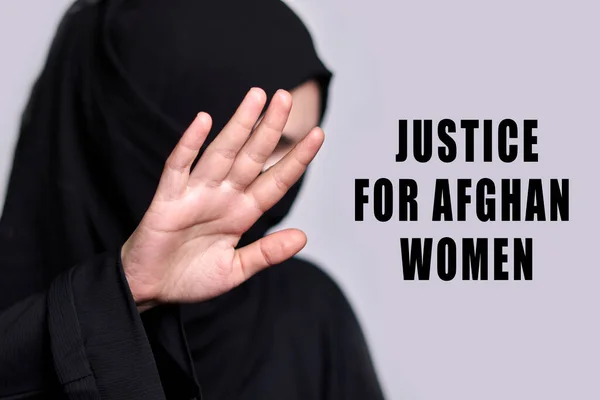 Justicia para las mujeres afganas. Derechos de la mujer en Afganistán Fotos De Stock
