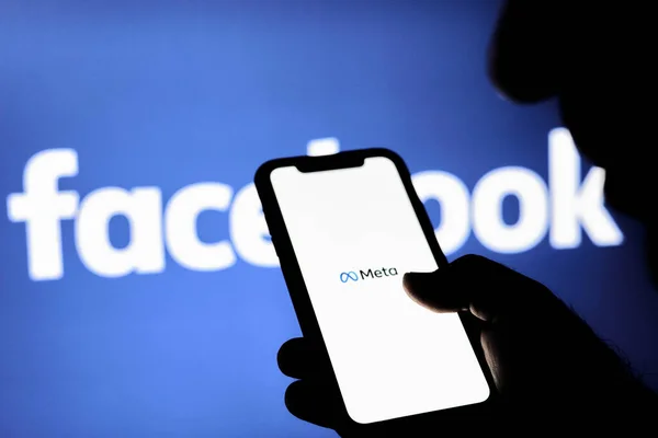 Facebook ändert Namen in Meta — Stockfoto