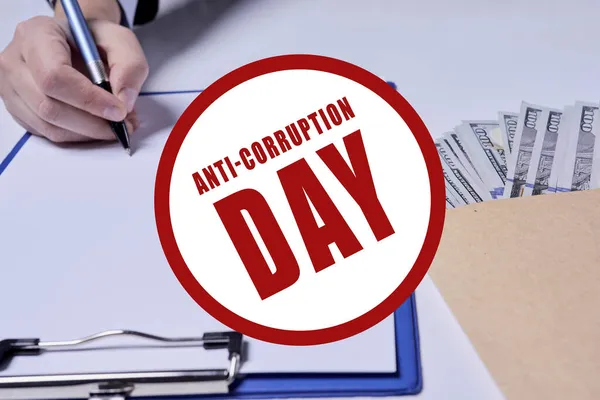 Stop corruption, bribery concepts