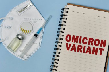 Not defterindeki Covid-19 metninin yeni omikron varyantı