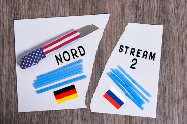 Nord Stream doğalgaz boru hattı, yaptırımlar ve siyaset