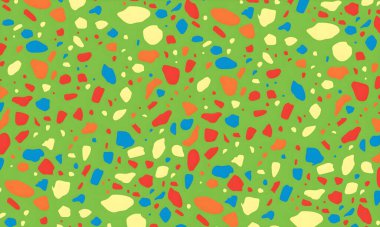 soyut renkli yarım tonlu noktalar üretken sanat arkaplan çizimleri