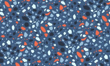 Renkli noktalı, soyut, pürüzsüz bir desen. vektör illüstrasyonu