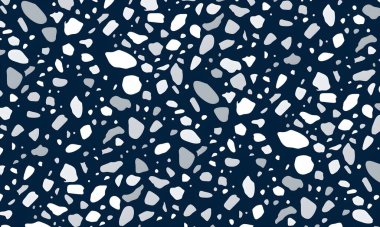 Soyut basit şekillerle kusursuz desen