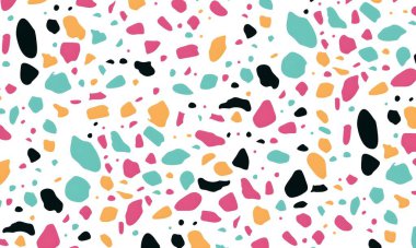 soyut renkli yarım tonlu noktalar üretken sanat arkaplan çizimleri