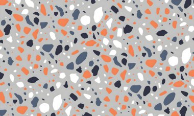 Renkli lekeleri olan soyut, pürüzsüz bir desen. Vektör illüstrasyonu.