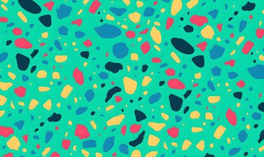 soyut renkli yarım tonlu noktalar üretken sanat arkaplan çizimleri