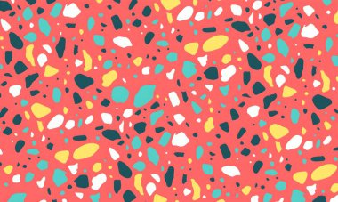 soyut renkli yarım tonlu noktalar üretken sanat arkaplan çizimleri