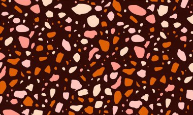 Leopar derisi olan kusursuz bir desen. vektör illüstrasyonu