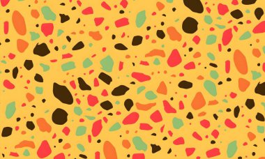 soyut renkli yarım tonlu noktalar üretken sanat arkaplan çizimleri