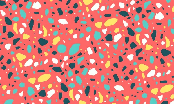 soyut renkli yarım tonlu noktalar üretken sanat arkaplan çizimleri