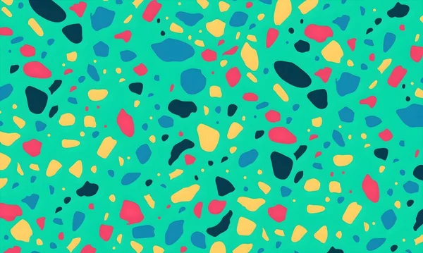 soyut renkli yarım tonlu noktalar üretken sanat arkaplan çizimleri