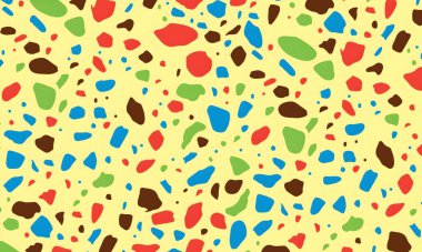 soyut renkli yarım tonlu noktalar üretken sanat arkaplan çizimleri