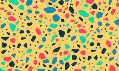 soyut renkli yarım tonlu noktalar üretken sanat arkaplan çizimleri