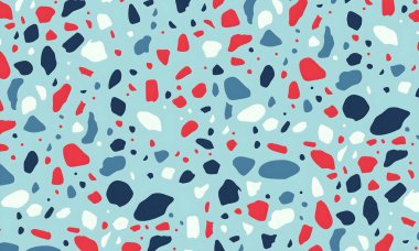 Renkli lekeleri olan kusursuz bir desen. vektör illüstrasyonu.