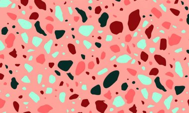 soyut renkli yarım tonlu noktalar üretken sanat arkaplan çizimleri