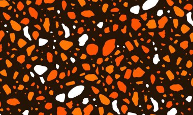 Leopar derisi olan kusursuz bir desen. vektör illüstrasyonu