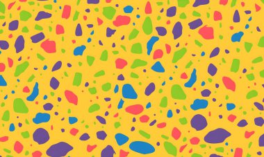 soyut renkli yarım tonlu noktalar üretken sanat arkaplan çizimleri