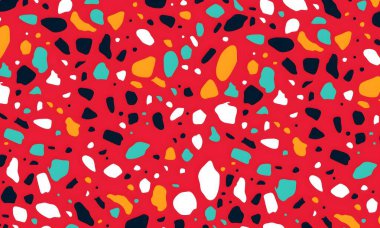 soyut renkli yarım tonlu noktalar üretken sanat arkaplan çizimleri