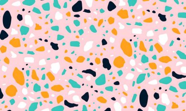 soyut renkli yarım tonlu noktalar üretken sanat arkaplan çizimleri