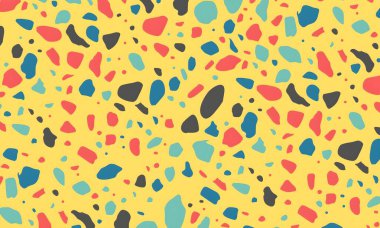 soyut renkli yarım tonlu noktalar üretken sanat arkaplan çizimleri