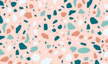 soyut renkli yarım tonlu noktalar üretken sanat arkaplan çizimleri