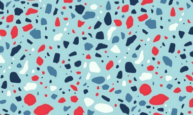Renkli lekeleri olan kusursuz bir desen. vektör illüstrasyonu.
