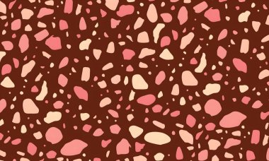 Leopar desenli kusursuz desen. vektör illüstrasyonu