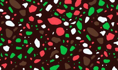 soyut renkli yarım tonlu noktalar üretken sanat arkaplan çizimleri