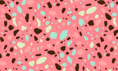 soyut renkli yarım tonlu noktalar üretken sanat arkaplan çizimleri