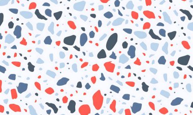 Elle çizilmiş taşlarla kusursuz desen. vektör illüstrasyonu.