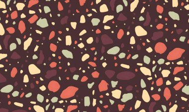 Taşlar ile Seamless modeli. Vektör çizim