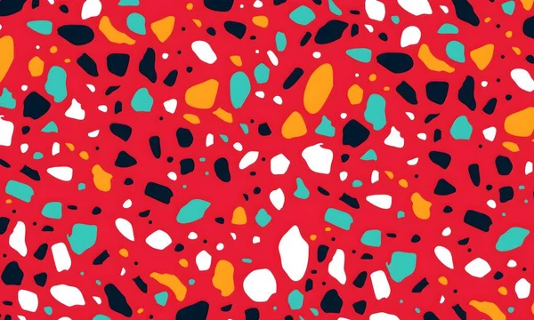 soyut renkli yarım tonlu noktalar üretken sanat arkaplan çizimleri