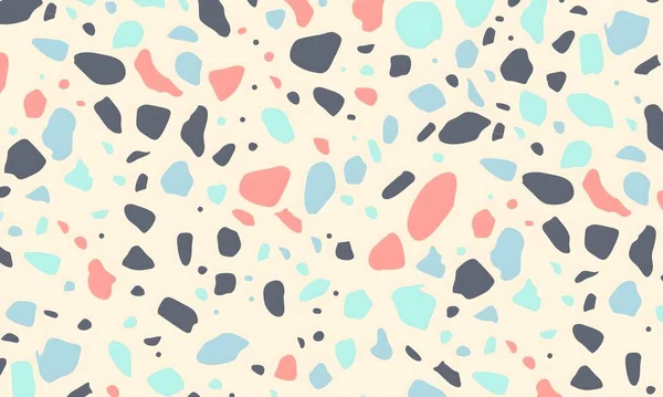 soyut renkli yarım tonlu noktalar üretken sanat arkaplan çizimleri