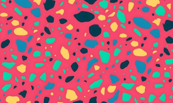 soyut renkli yarım tonlu noktalar üretken sanat arkaplan çizimleri