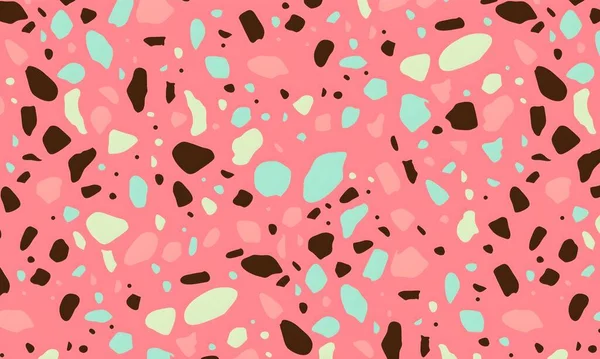 soyut renkli yarım tonlu noktalar üretken sanat arkaplan çizimleri