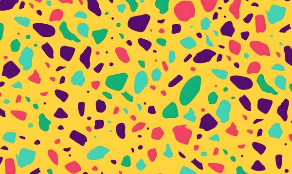 soyut renkli yarım tonlu noktalar üretken sanat arkaplan çizimleri