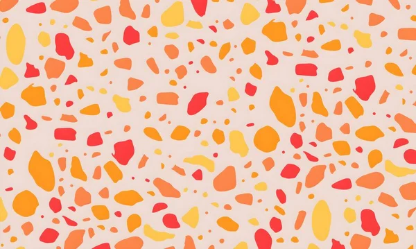 soyut renkli yarım tonlu noktalar üretken sanat arkaplan çizimleri