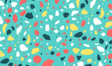 soyut renkli yarım tonlu noktalar üretken sanat arkaplan çizimleri