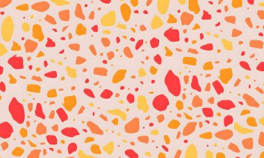 soyut renkli yarım tonlu noktalar üretken sanat arkaplan çizimleri