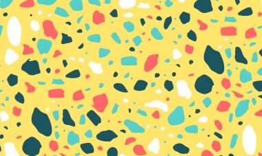 soyut renkli yarım tonlu noktalar üretken sanat arkaplan çizimleri