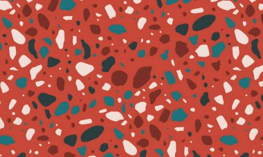 soyut renkli yarım tonlu noktalar üretken sanat arkaplan çizimleri