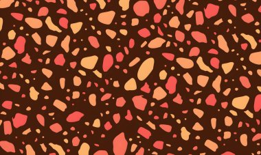 Leopar derisi olan kusursuz bir desen. vektör illüstrasyonu