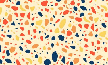 soyut renkli yarım tonlu noktalar üretken sanat arkaplan çizimleri