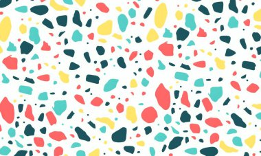 soyut renkli yarım tonlu noktalar üretken sanat arkaplan çizimleri