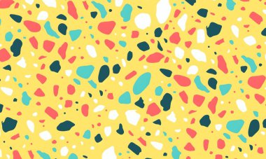 soyut renkli yarım tonlu noktalar üretken sanat arkaplan çizimleri